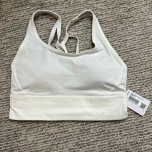 NWT Lululemon Mesh back long line train bra